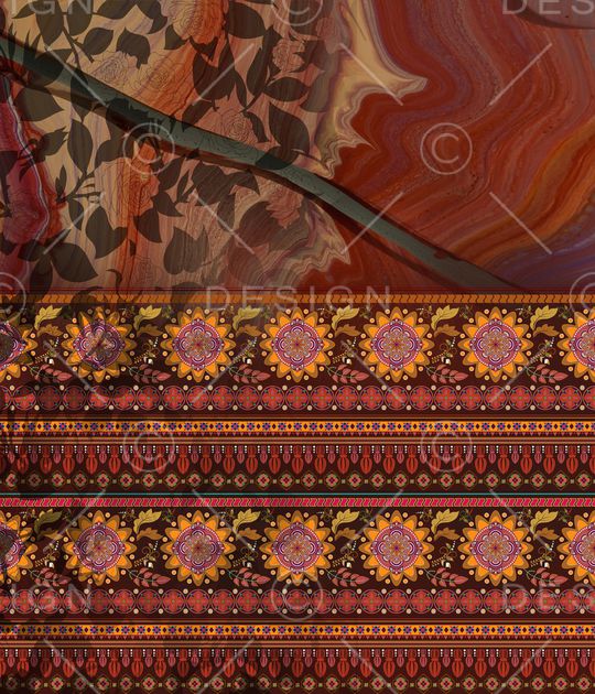 波西米亚印花华亿平台图片