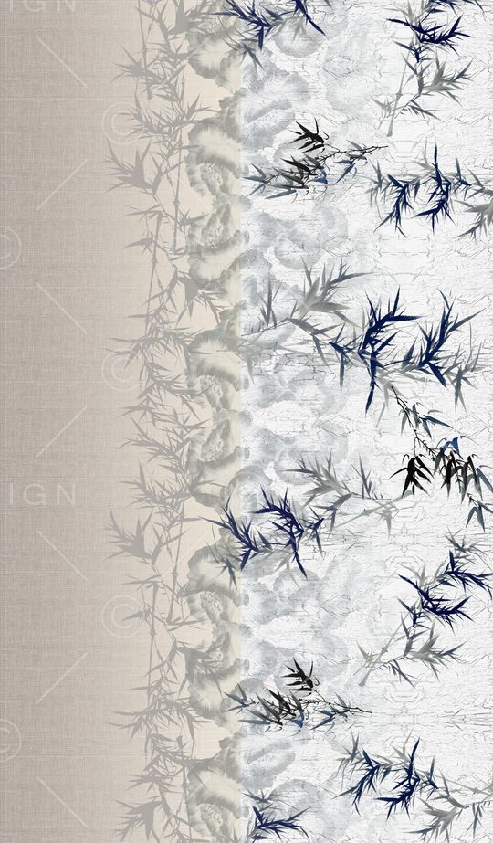 树枝印花华亿平台图片