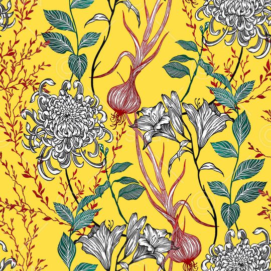 线条画印花华亿平台图片