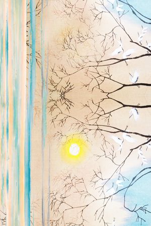 抽象印花华亿平台图片