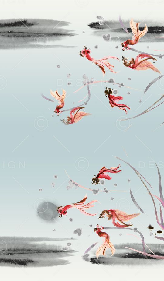 抽象印花华亿平台图片