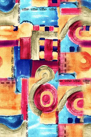 几何印花华亿平台图片