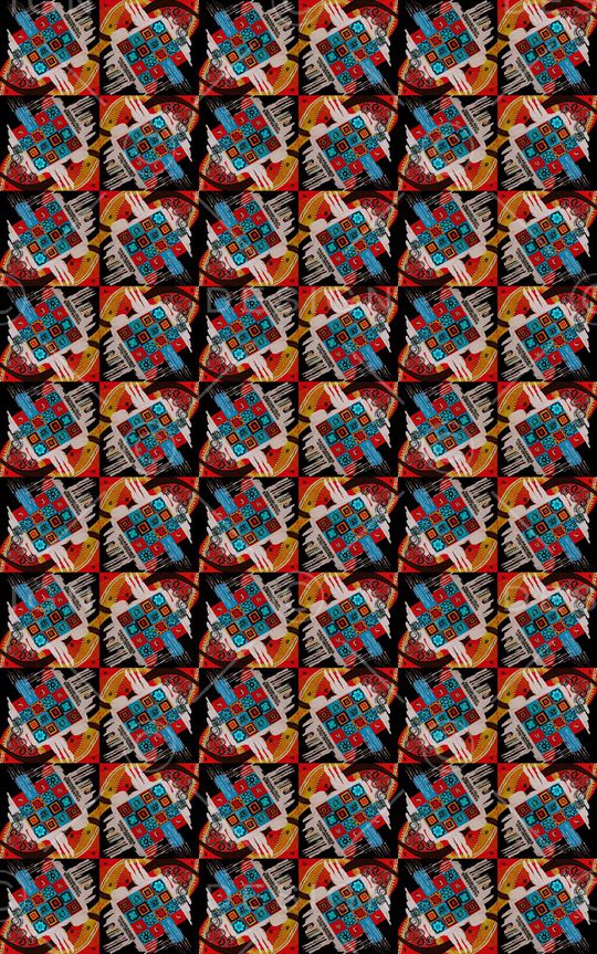 几何印花华亿平台图片