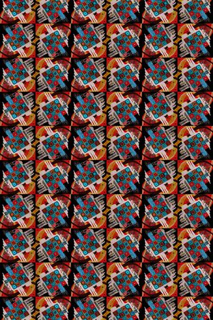 几何印花华亿平台图片