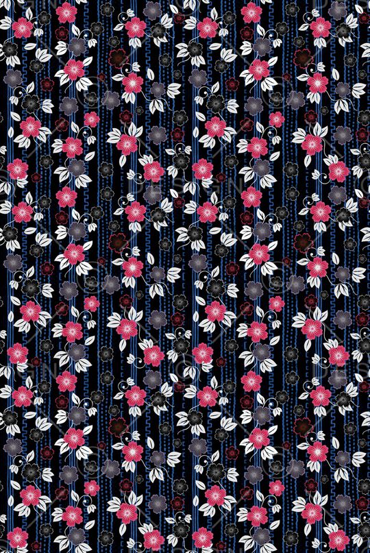 小碎花印花华亿平台图片