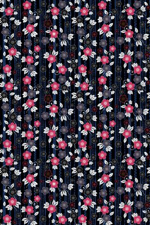 小碎花印花华亿平台图片