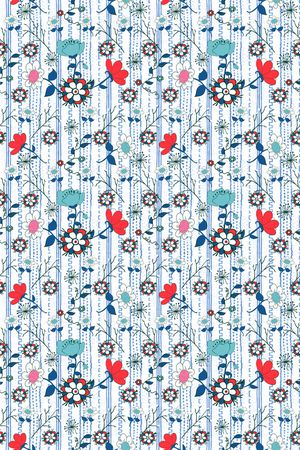 小碎花印花华亿平台图片