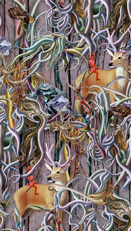 抽象印花华亿平台图片