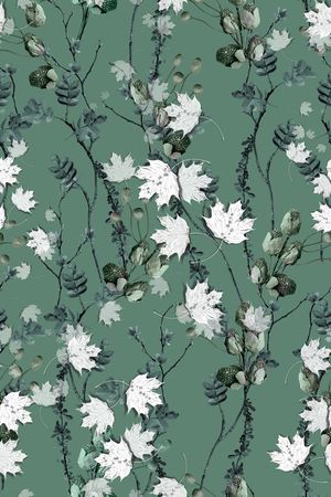 树枝印花华亿平台图片