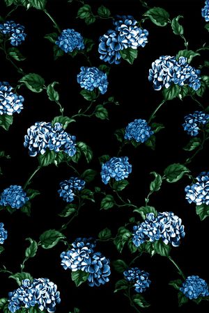 绣球花印花华亿平台图片