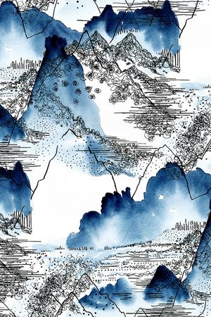 水彩印花华亿平台图片