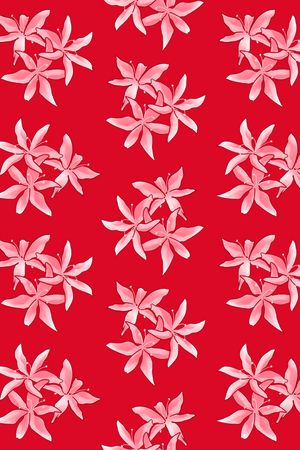 清爽底花卉印花华亿平台图片