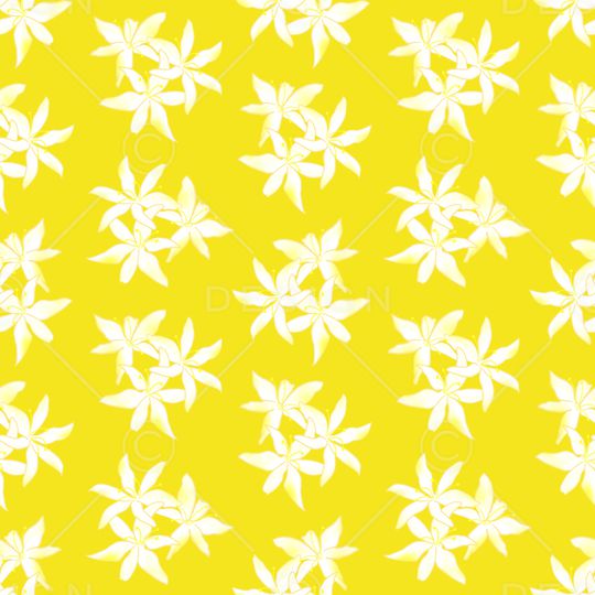 清爽底花卉印花华亿平台图片