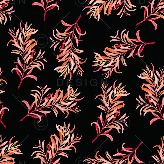 清爽底花卉印花华亿平台图片