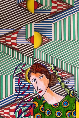 定位花印花华亿平台图片