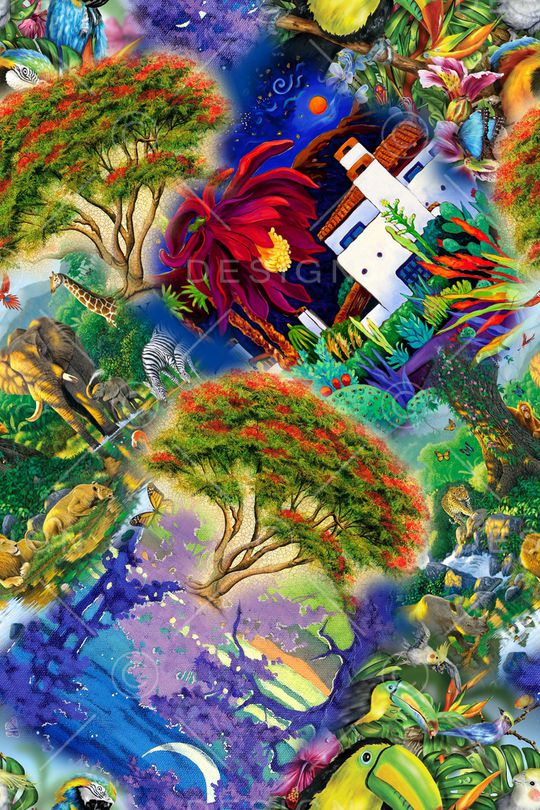 抽象印花华亿平台图片