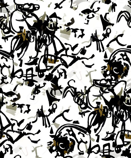 几何印花华亿平台图片