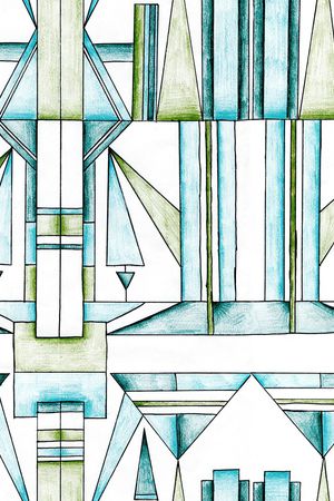 几何印花华亿平台图片