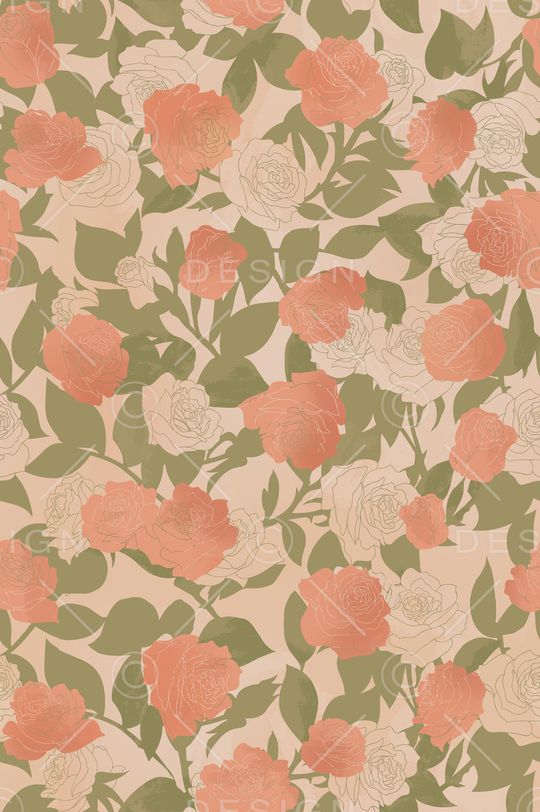 清爽底花卉印花华亿平台图片