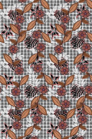 格子印花华亿平台图片