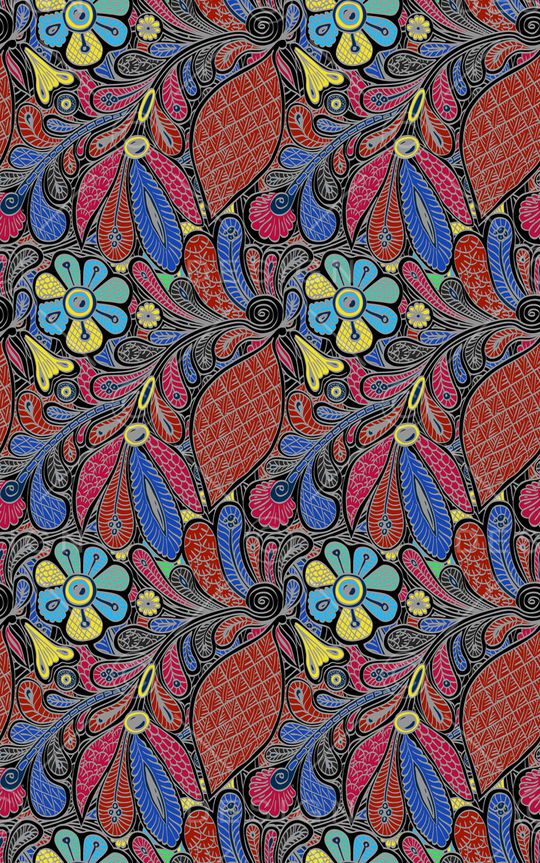 佩斯利印花华亿平台图片