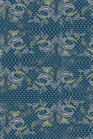 佩斯利印花华亿平台图片