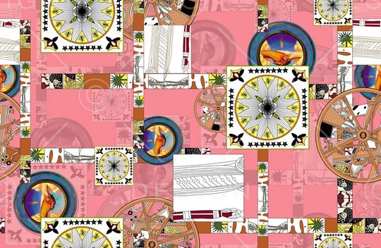 扎染华亿平台印花华亿平台图片