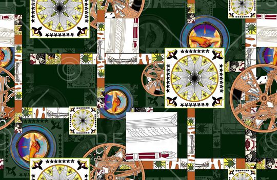 扎染华亿平台印花华亿平台图片