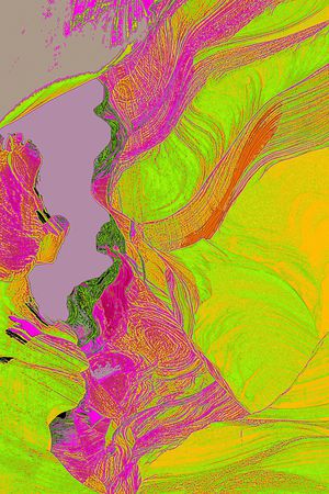 抽象印花华亿平台图片