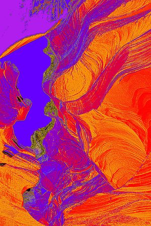 抽象印花华亿平台图片