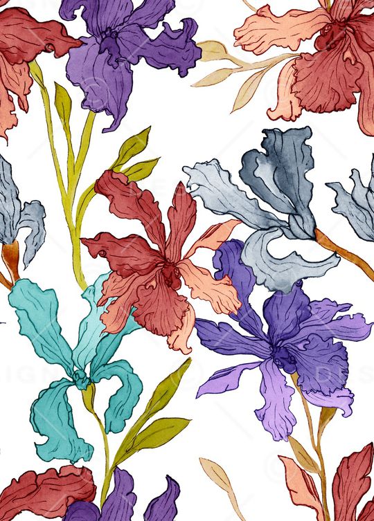 虞美人印花华亿平台图片