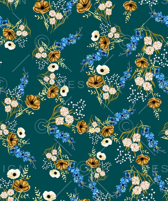 小碎花印花华亿平台图片