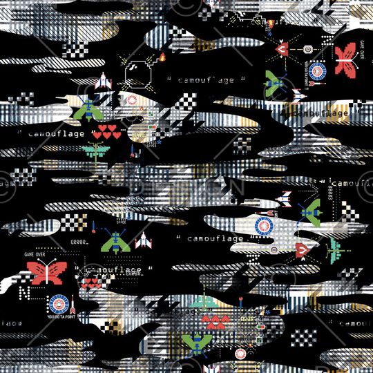 动物纹印花华亿平台图片