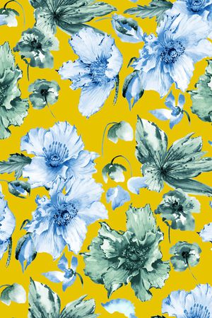 虞美人印花华亿平台图片