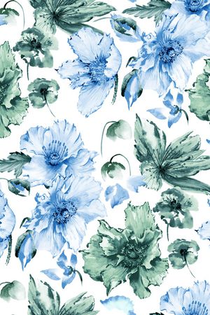 虞美人印花华亿平台图片