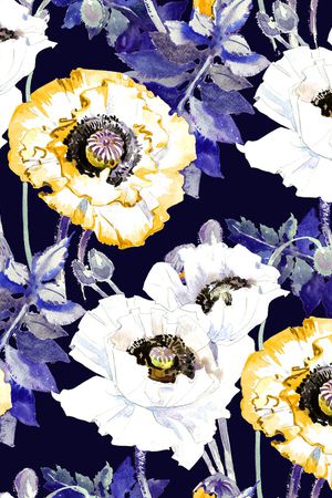 虞美人印花华亿平台图片