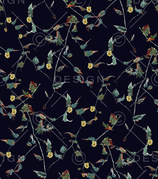 小碎花印花华亿平台图片