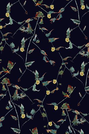 小碎花印花华亿平台图片