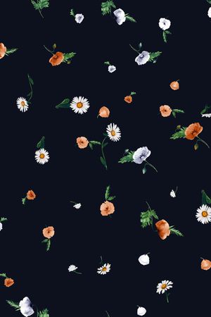 小碎花印花华亿平台图片