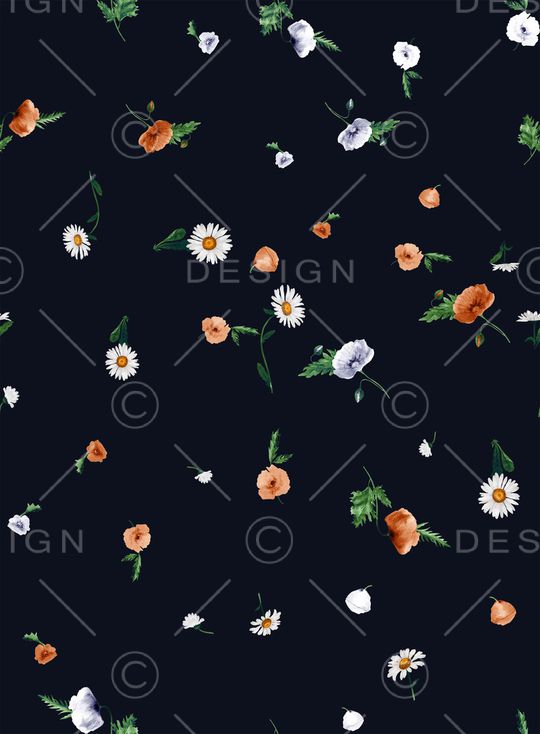 小碎花印花华亿平台图片