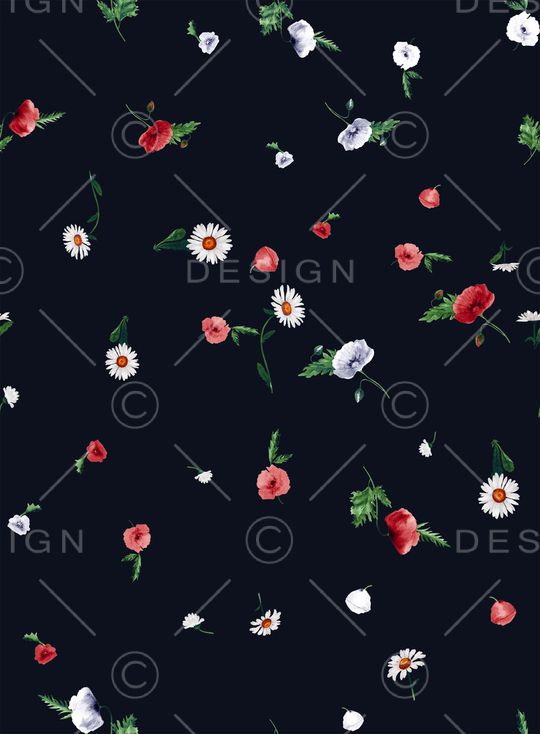 小碎花印花华亿平台图片