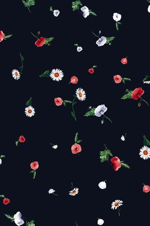 小碎花印花华亿平台图片