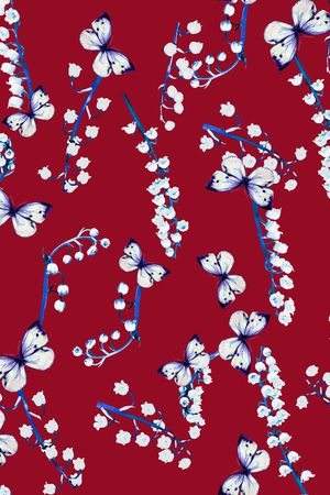 小碎花印花华亿平台图片