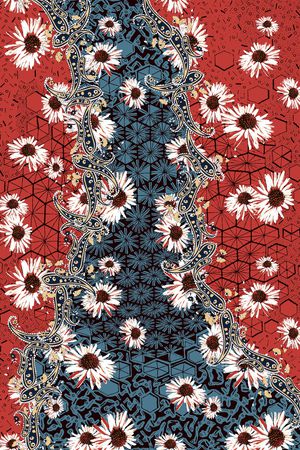 几何印花华亿平台图片