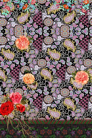 香云纱印花华亿平台图片