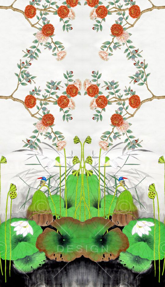 定位花印花华亿平台图片