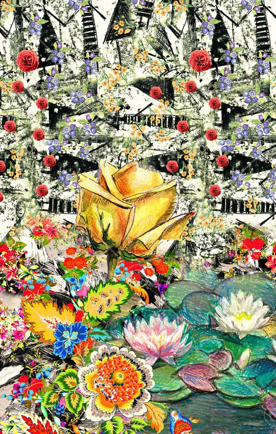 香云纱印花华亿平台图片