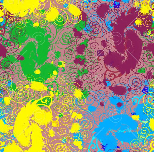 抽象印花华亿平台图片