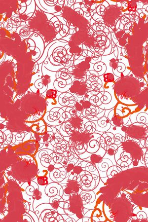 抽象印花华亿平台图片