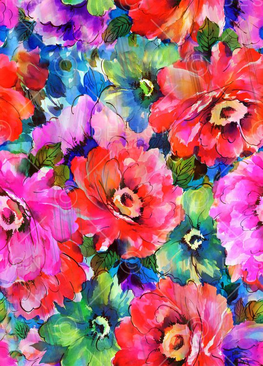 抽象印花华亿平台图片